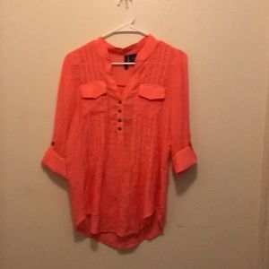 Peach color blouse